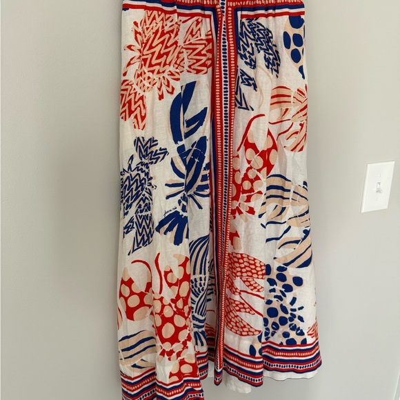 NWT FARM Rio Mixed Lobsters Midi Skirt, women’s size Large - Picture 7 of 7